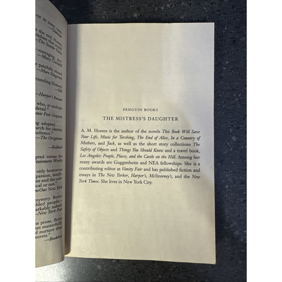 The Mistress's Daughter : A Memoir by A. M. Homes (2008, UK-B Format Paperback) - Picture 5 of 8